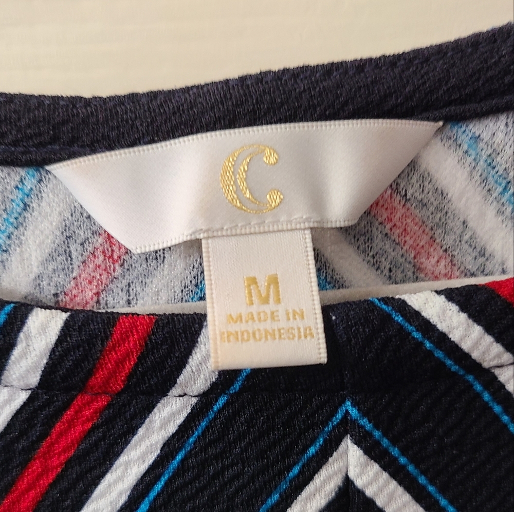 Charming Charlie Red, White, and Blue A-Line Mini Dress - Picture 2 of 3